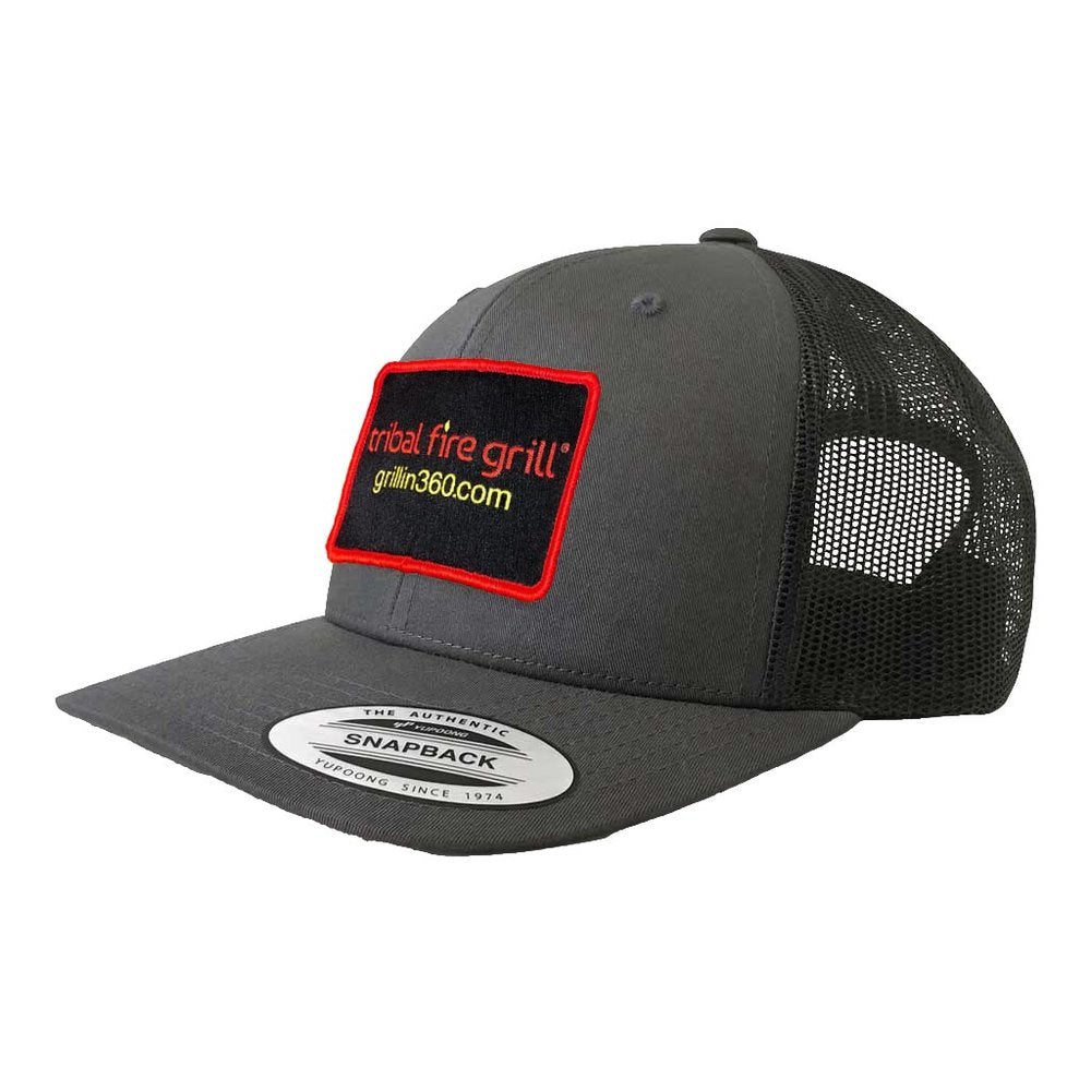 Hat with TFG logo patch