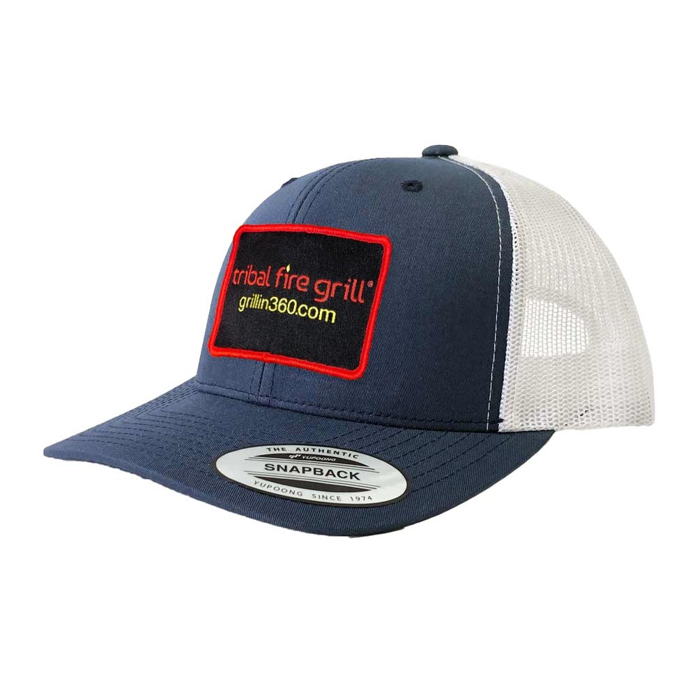 Hat with TFG logo patch