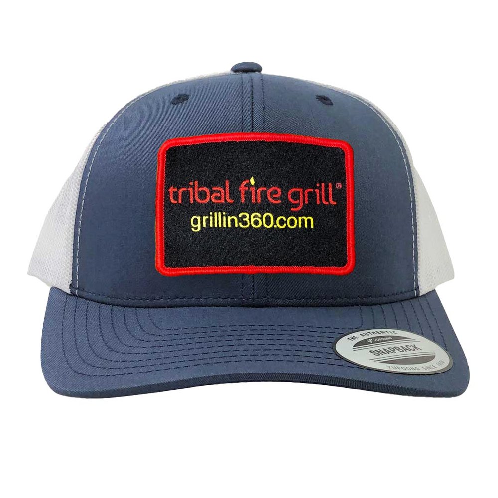 Hat with TFG logo patch