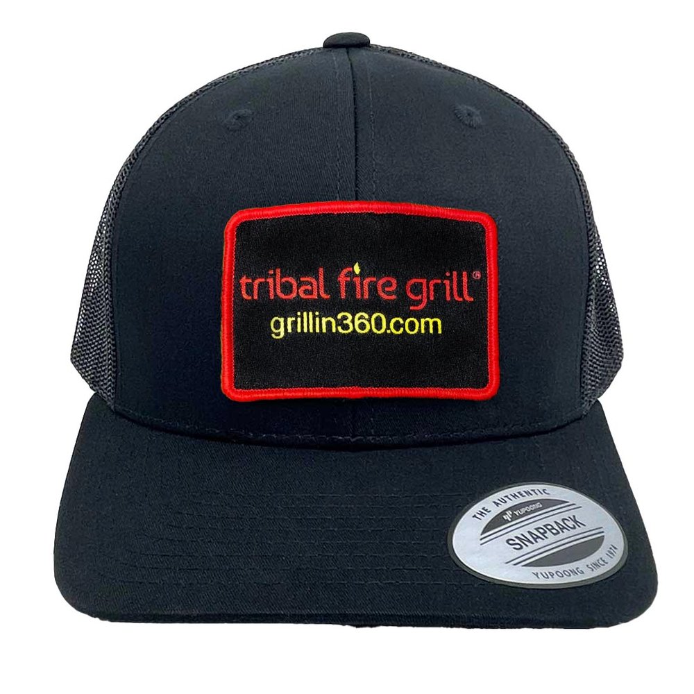 Hat with TFG logo patch