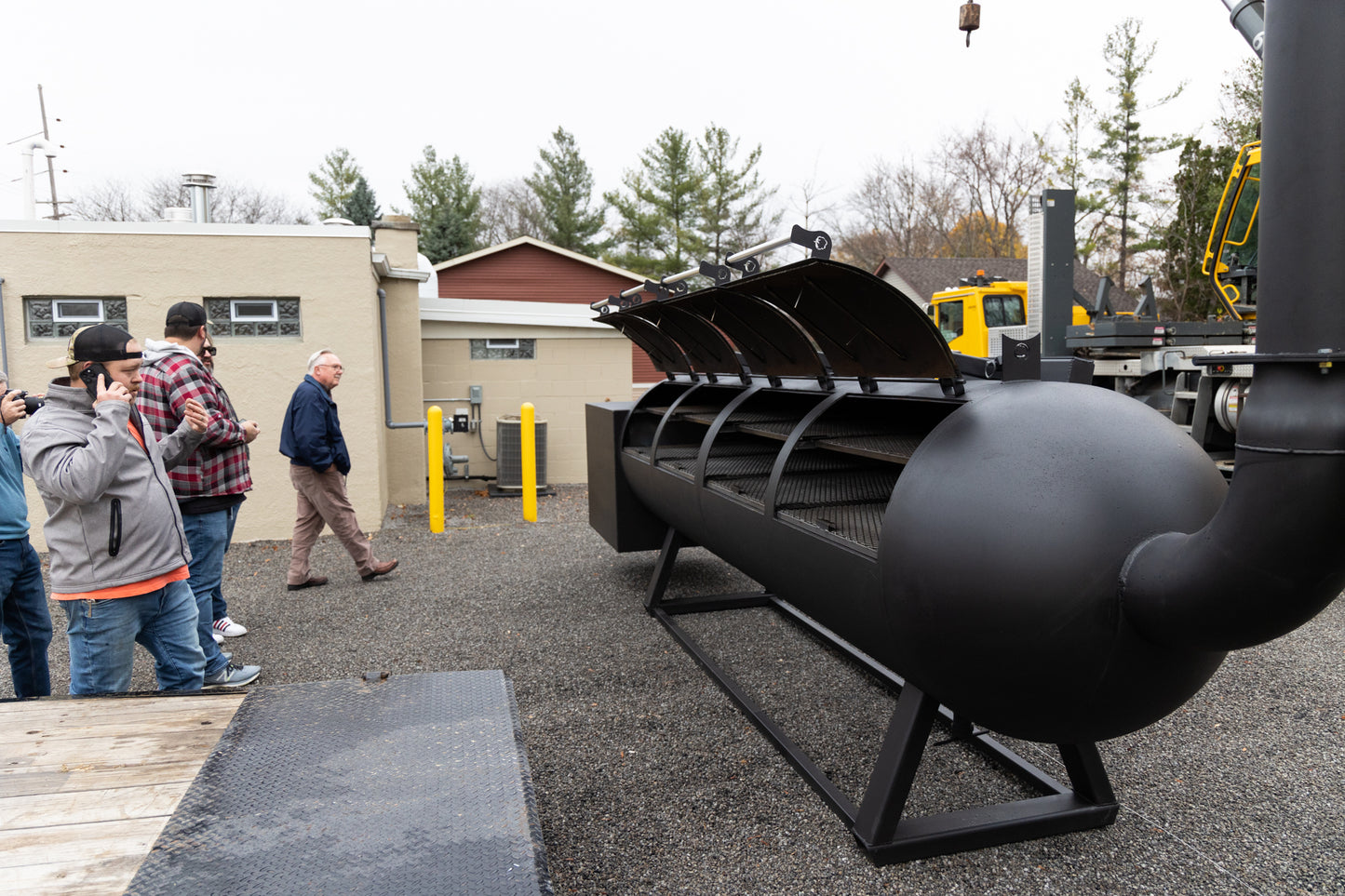 1000 Gallon Pit Smoker