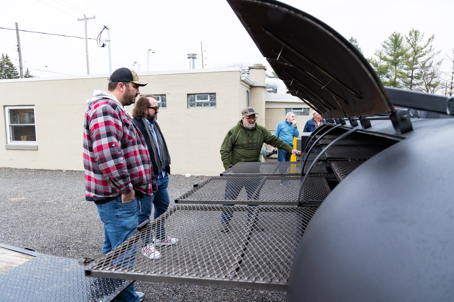 1000 Gallon Pit Smoker