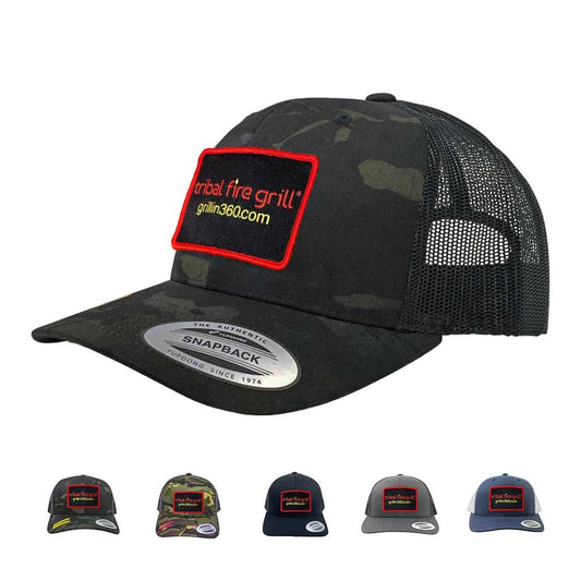 Hat with TFG logo patch