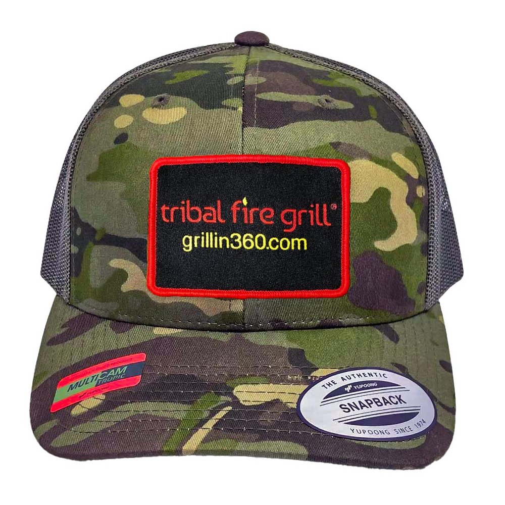 Hat with TFG logo patch