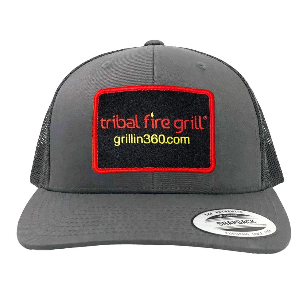 Hat with TFG logo patch