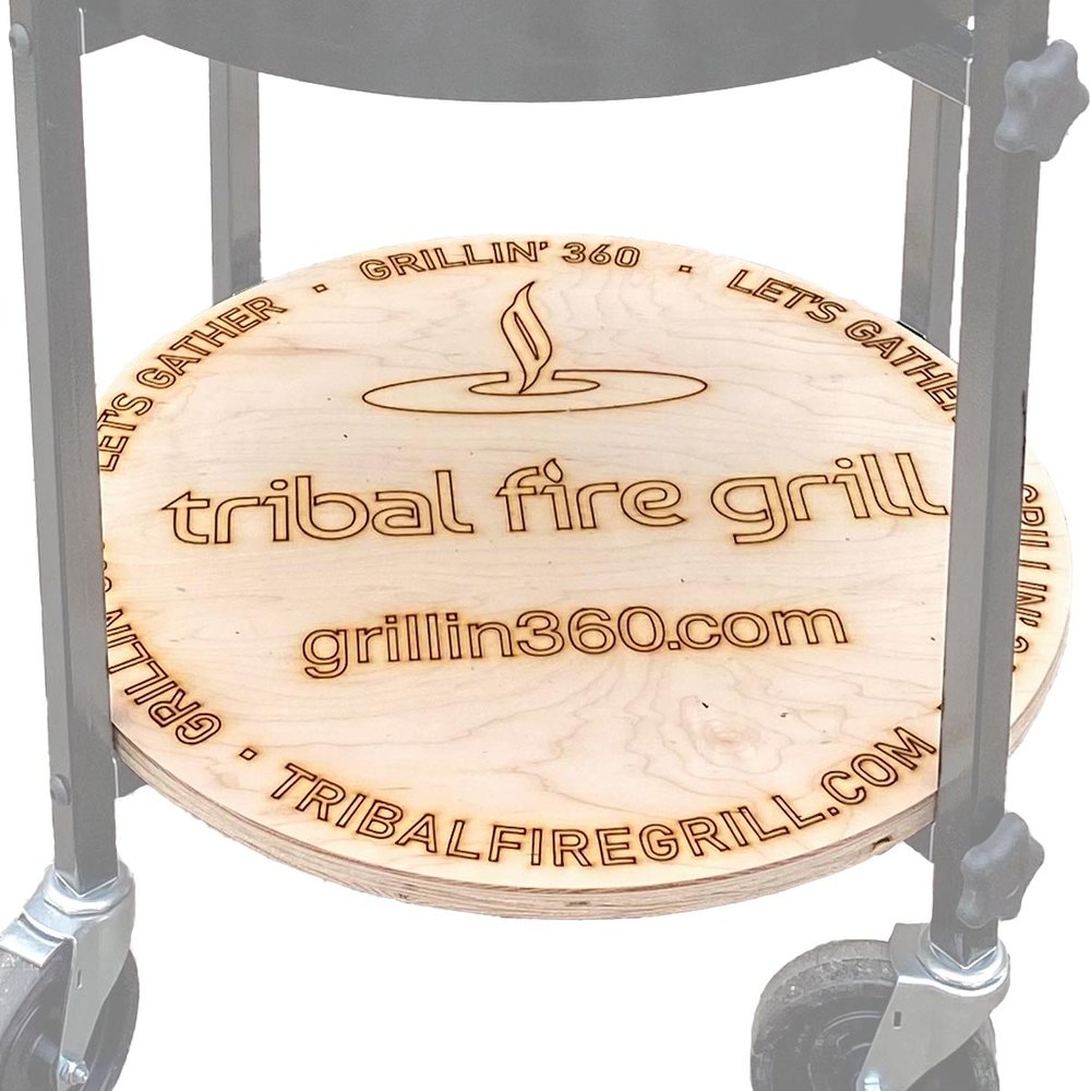Wooden Shelf with TFG logo: Backyard Bundle ONLY